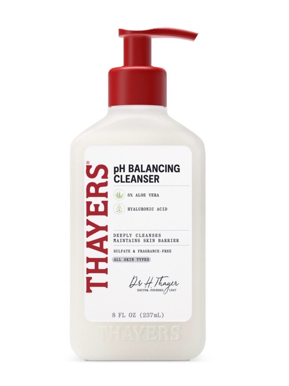 Thayers pH Balancing Daily Cleanser Aloe Vera Face Wash 8oz